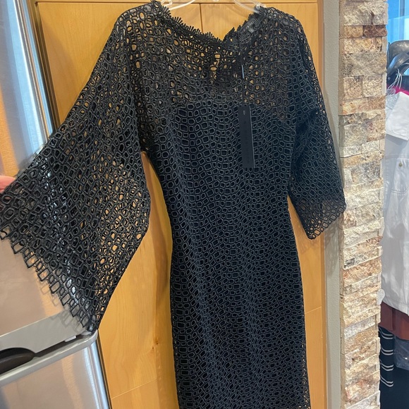 Pebbled Lace Cocktail Dress-NEW! - Picture 3 of 11